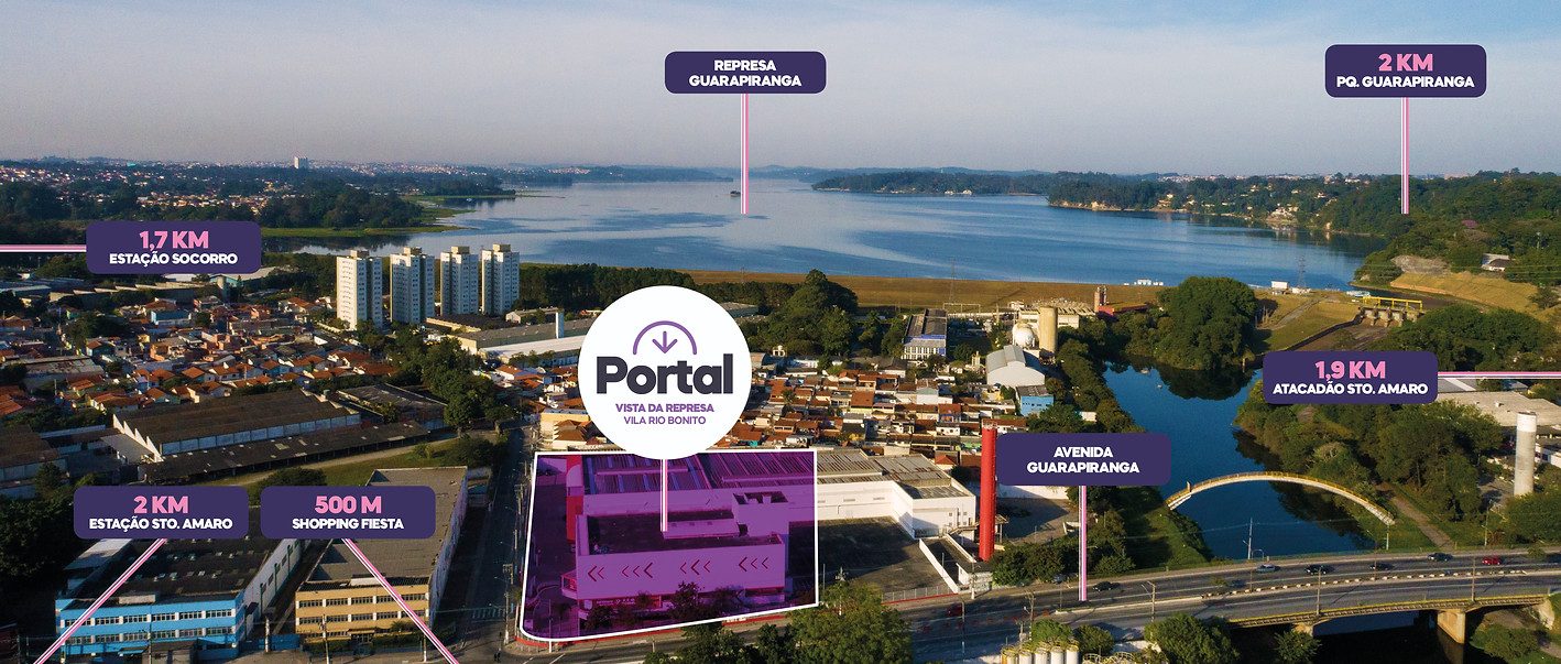 Plano&Portal Vista da Represa - Rio Bonito. Lançamento Plano&Plano na Zona Sul. Apartamento Casa Verde e Amarela